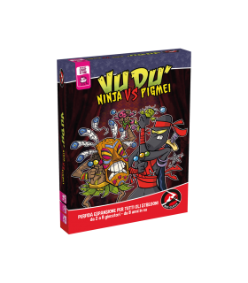 Vudù: Ninja vs Pigmei - Gioco di Società per 2-8 Giocatori, Espansione Divertente e Strategica, Durata 30 Minuti