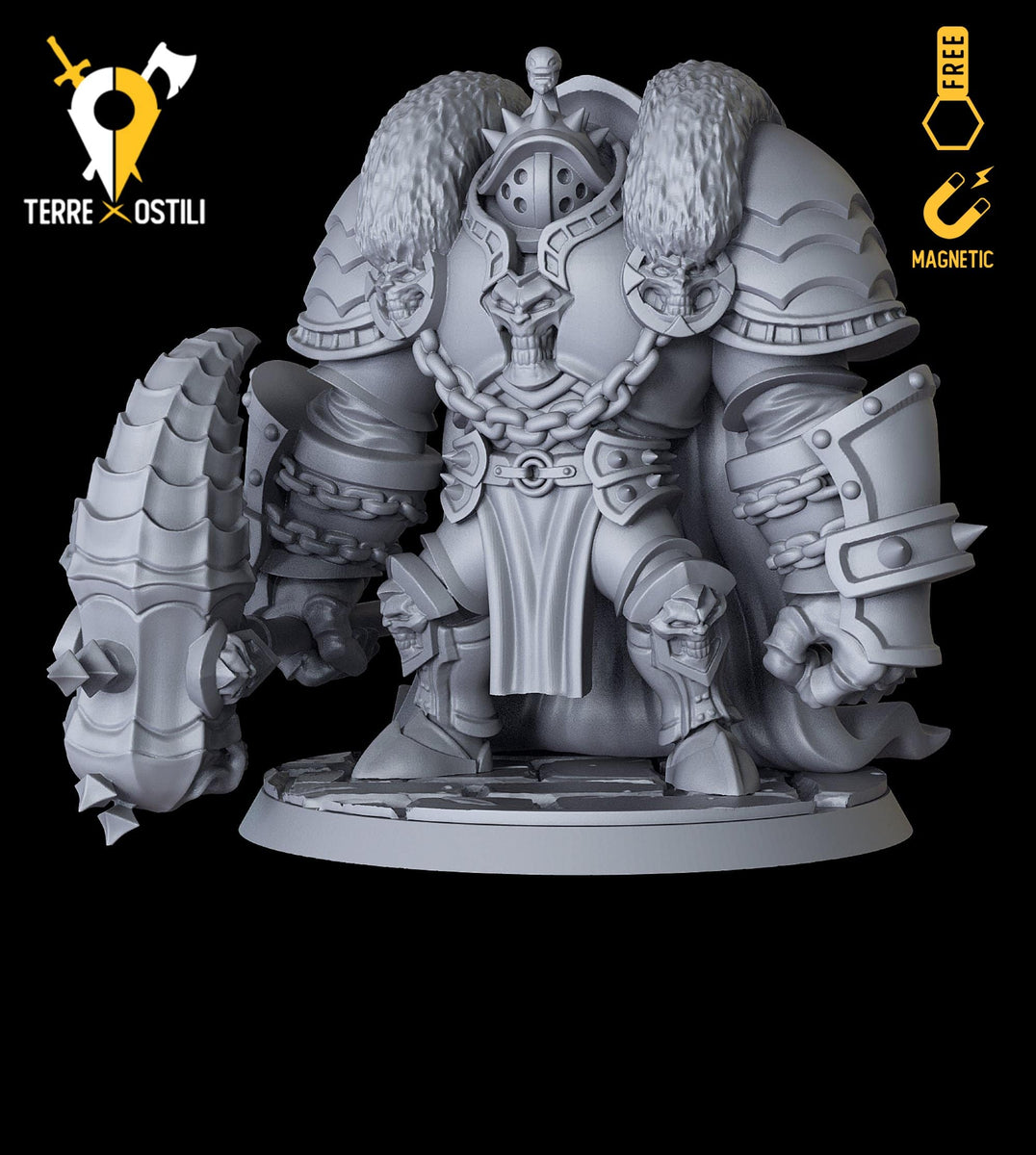 Vulcan paladino golem ferro cavaliere colosso campione miniatura 3D