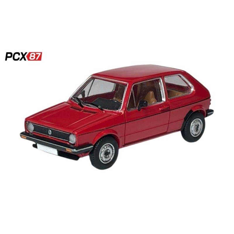 VW Golf I GTI, rossa. PCX87 PCX870525