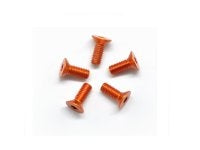 Alu Screw allen countersunk M3x8 Orange (7075) (5)