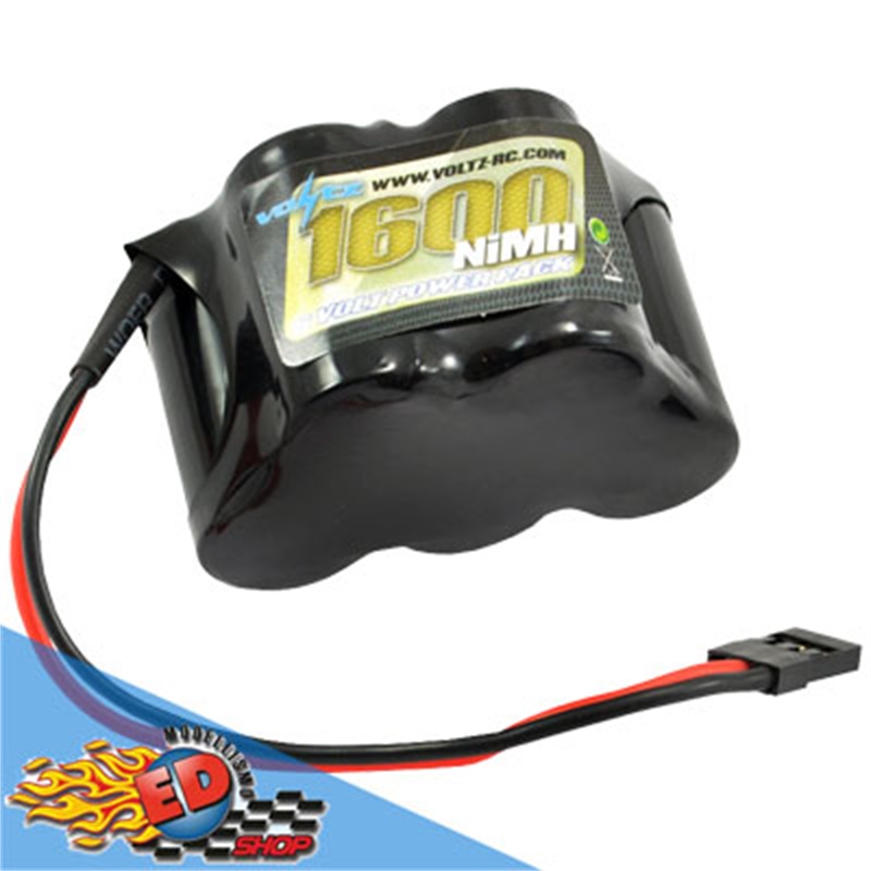 VOLTZ pacco batterie RX 6V 1600mha HUMP 3+2 - [VZ0112]
