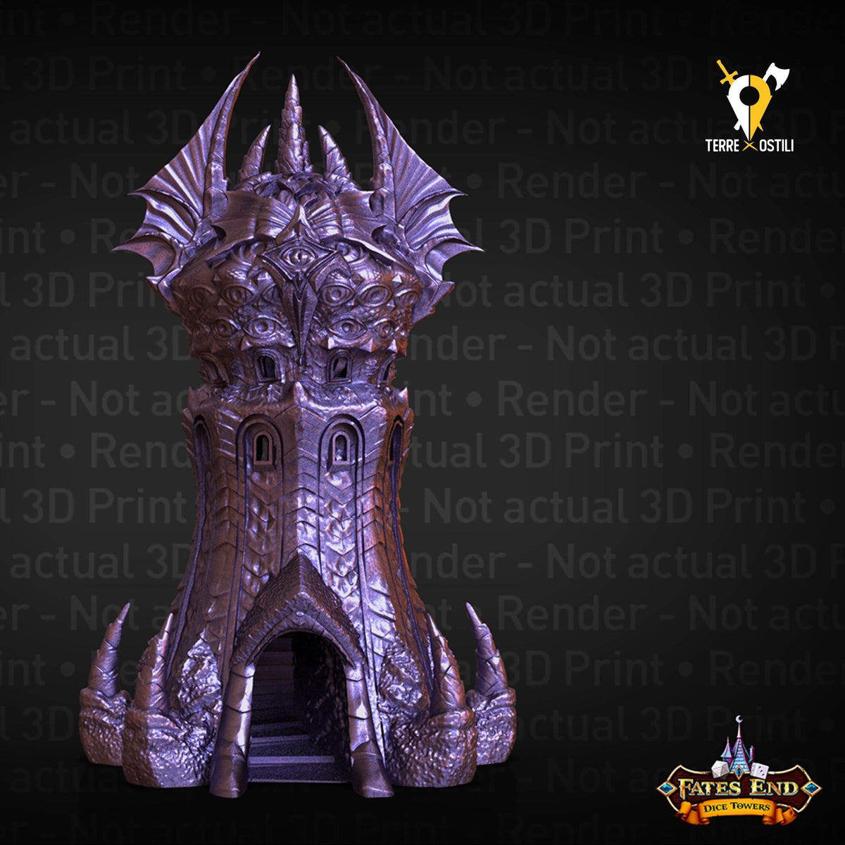 Warlock necromante Torre lancia dadi dicetower