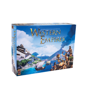 Western Empires - Gioco da Tavolo di Strategia per 5-9 Giocatori | 8000 Anni di Storia e Commercio | Giochi Uniti