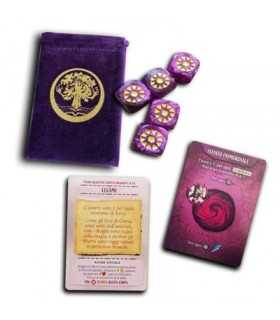 Wonder Book: Set Dadi e carte promo - Espansione Gioco da Tavolo, 5 Dadi Wyrms e 2 Carte, Avventure Fantasy per 1-4 Giocatori