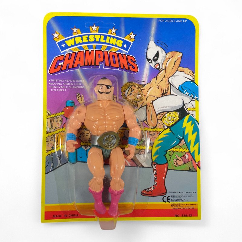 Wrestling Champions - Mask (Eye Patch)  (MOC : Mint On Card)