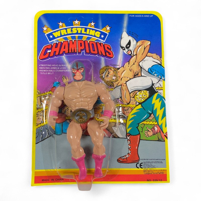 Wrestling Champions - Mr. Unknown  (MOC : Mint On Card)