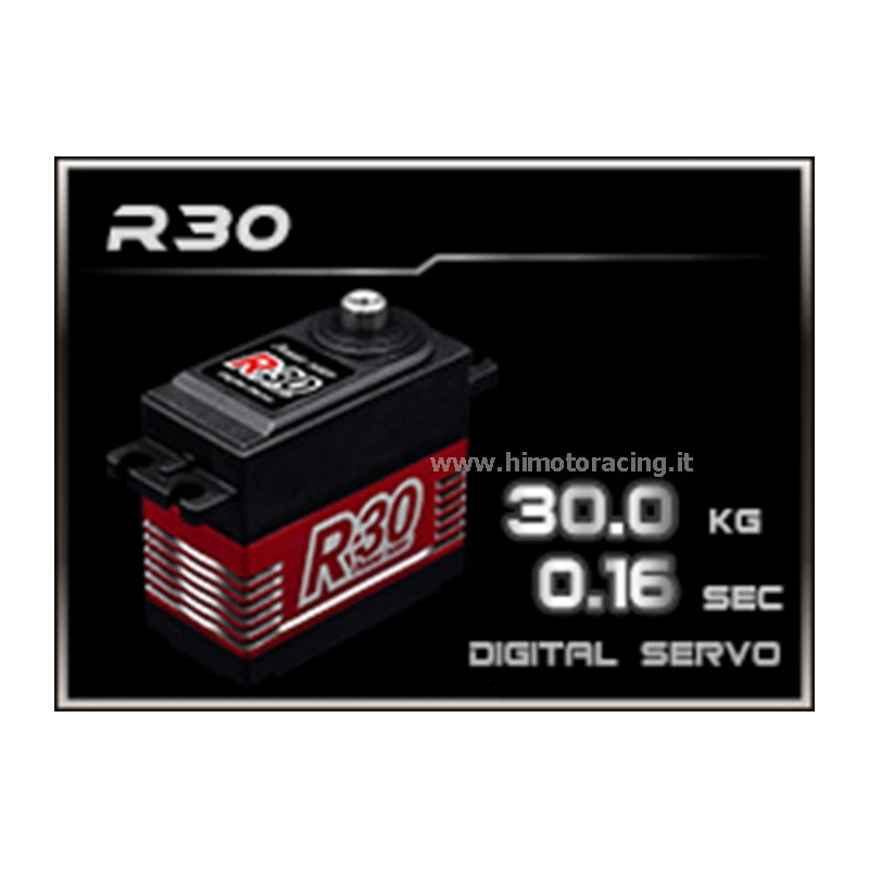 XQ-POWER Servocomando Digitale 30Kg Power R30 High Voltage Ingranaggi in Titanio