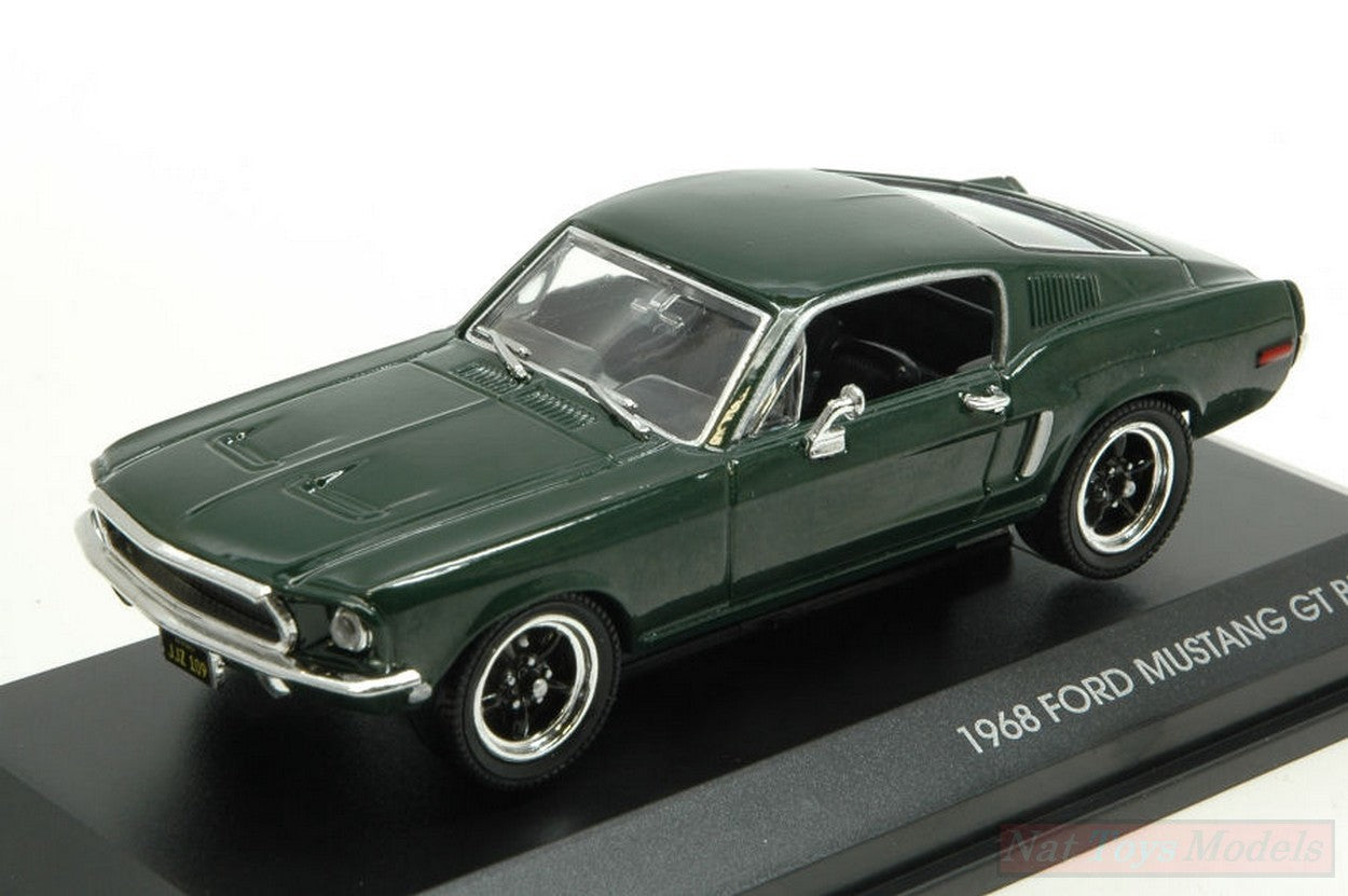 YAT MING YM43207 FORD MUSTANG GT BULLIT 1968 1:43 MODELLINO DIE CAST MODEL"