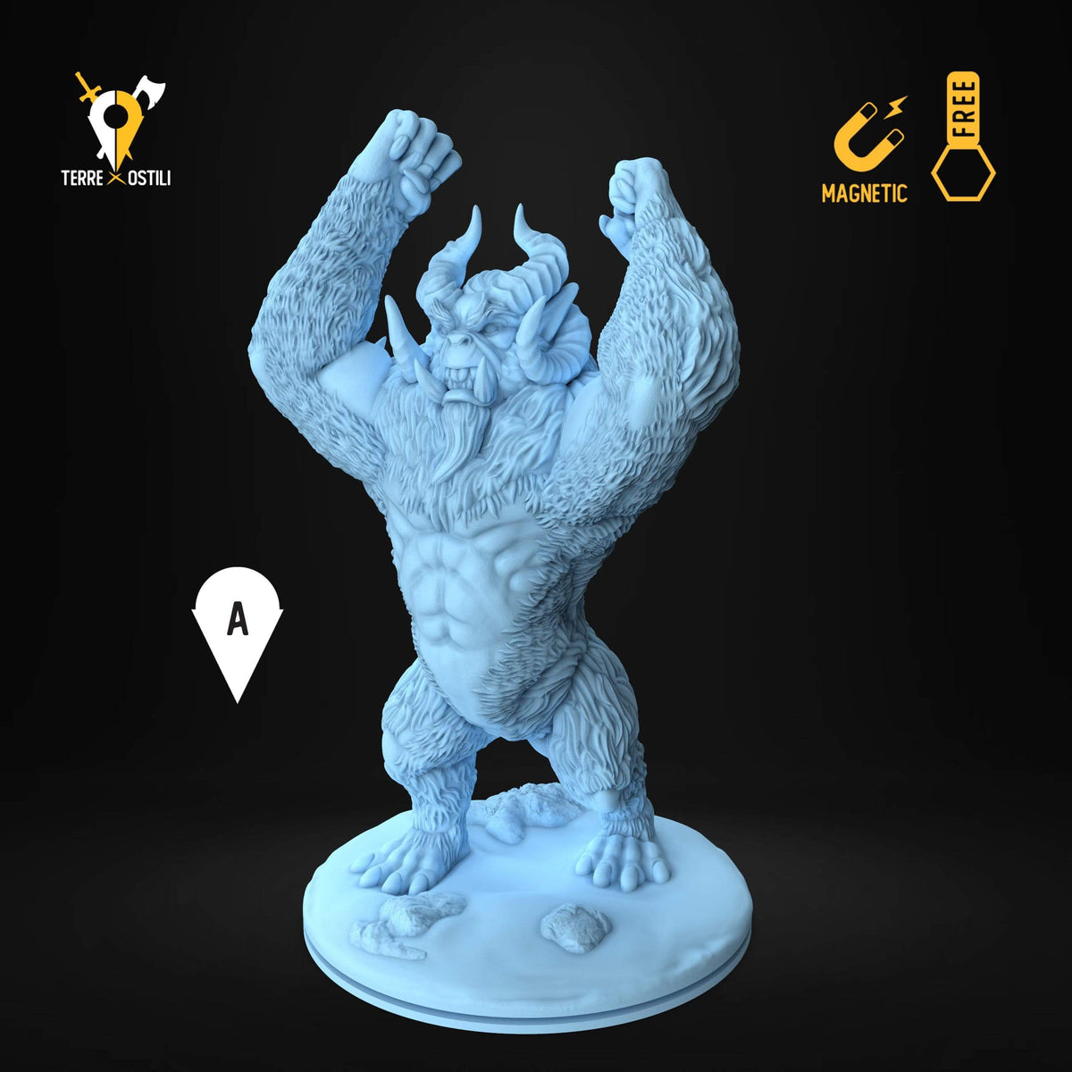Yeti uomo delle nevi miniatura