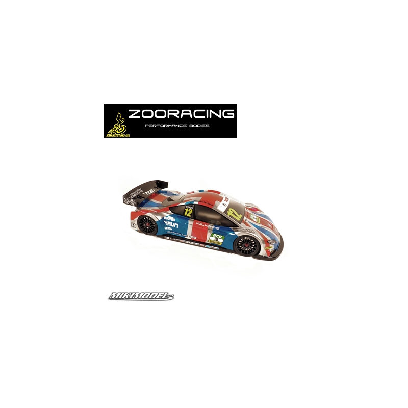ZooRacing Wolverine MAX 1:10 Touring Car Body - 0.5 mm